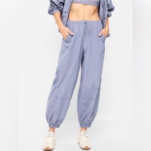 Old Navy Balloon Jogger Pants Small Purple Blue Lightweight Athletic Travel